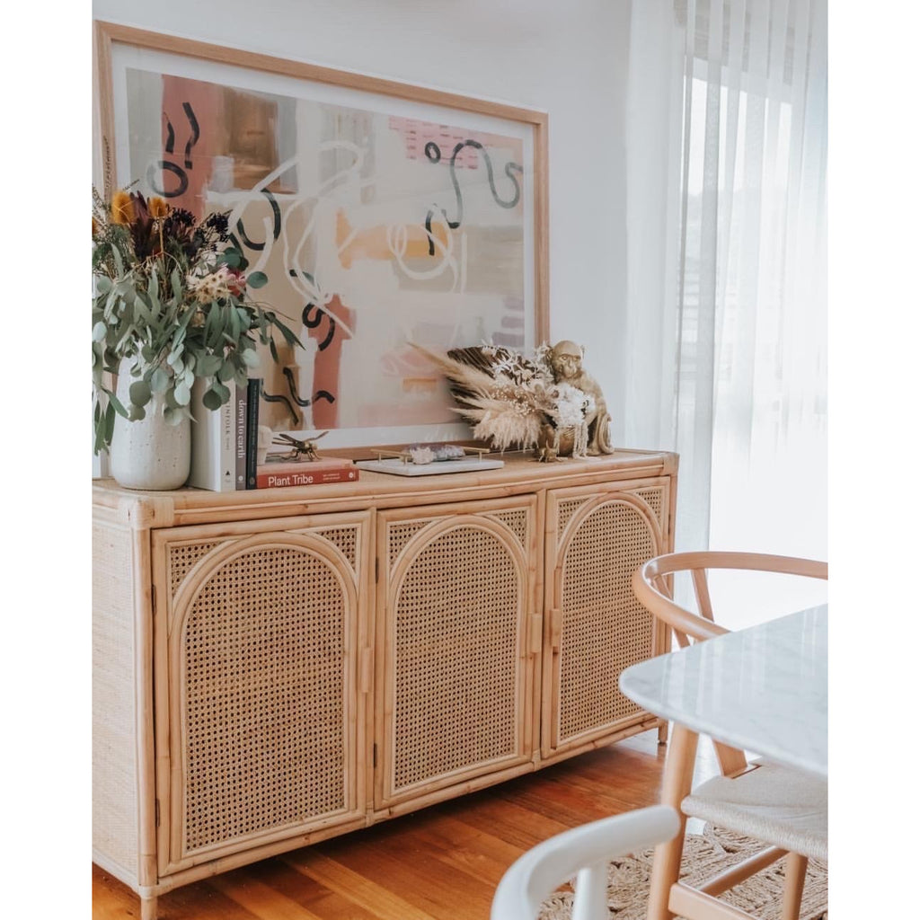 Arch rattan cabinet deals