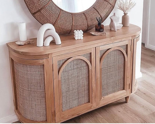 The Bali Buffet with Arch Doors