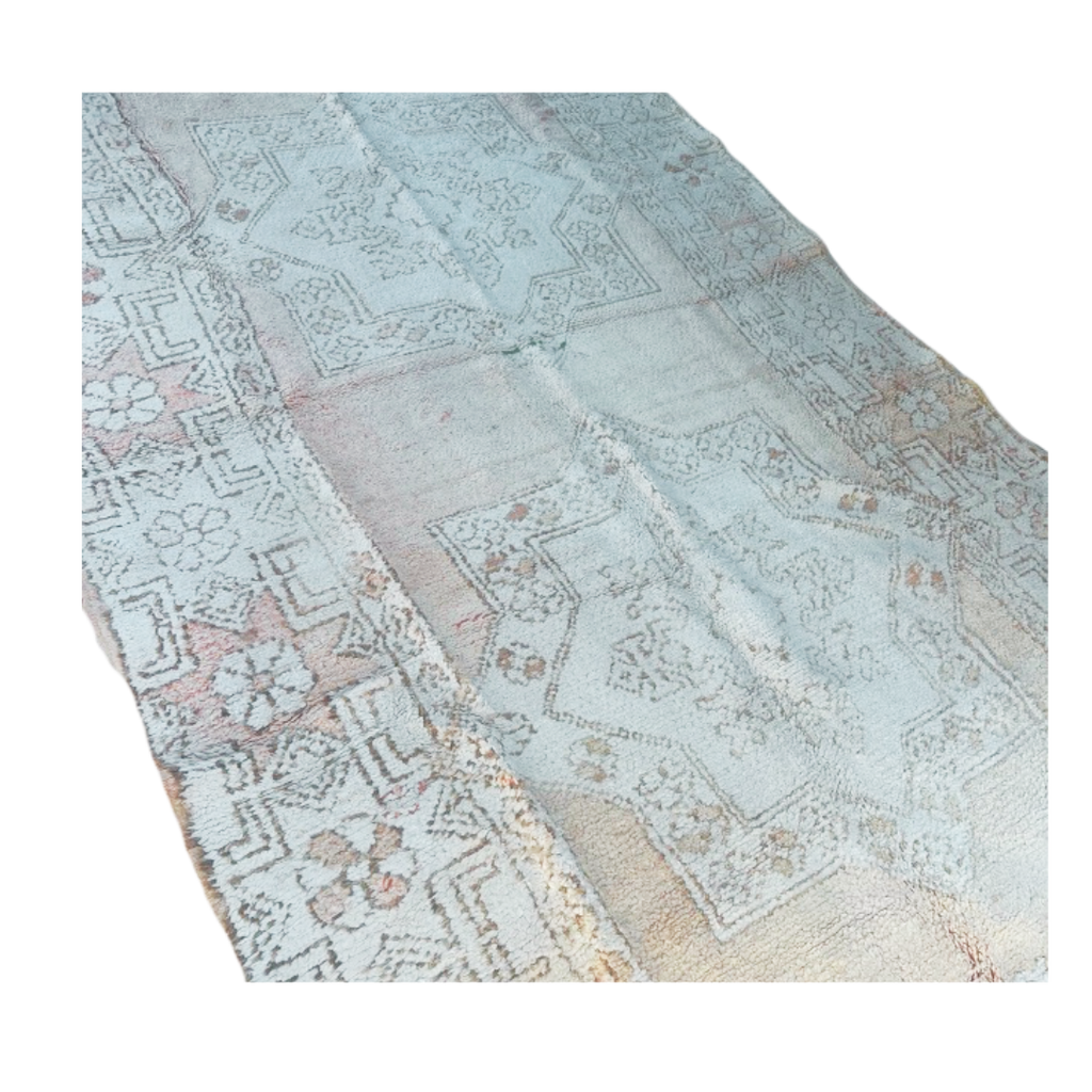 Vintage Moroccan rug - BEIGE