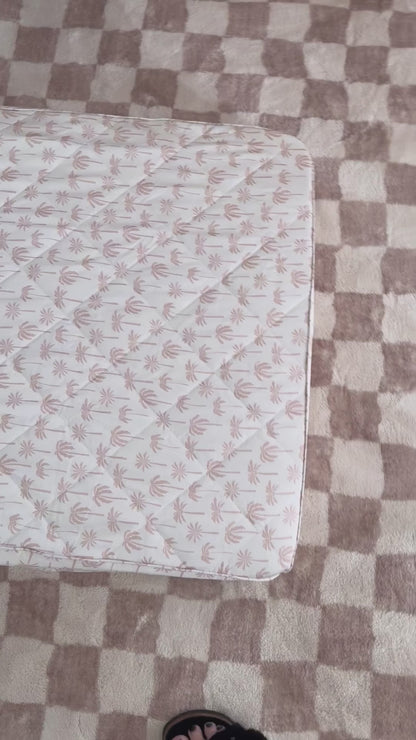 Neutral palms Mattress Protector