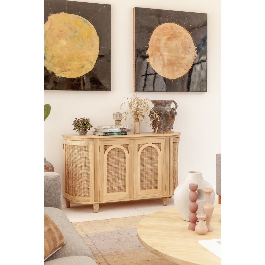 The Bali Buffet with Arch Doors