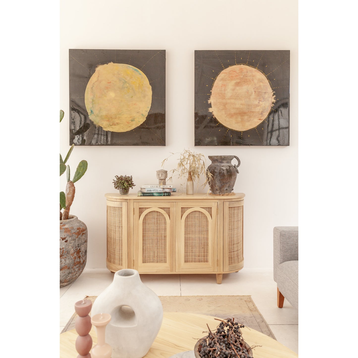 The Bali Buffet with Arch Doors