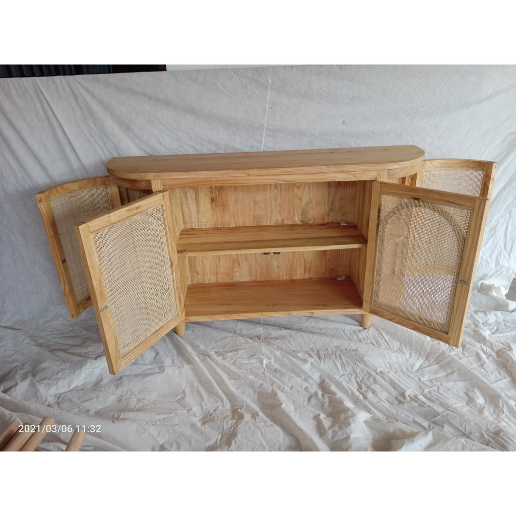 The Bali Buffet with Arch Doors