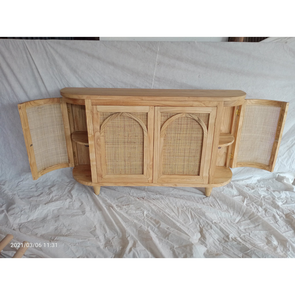 The Bali Buffet with Arch Doors