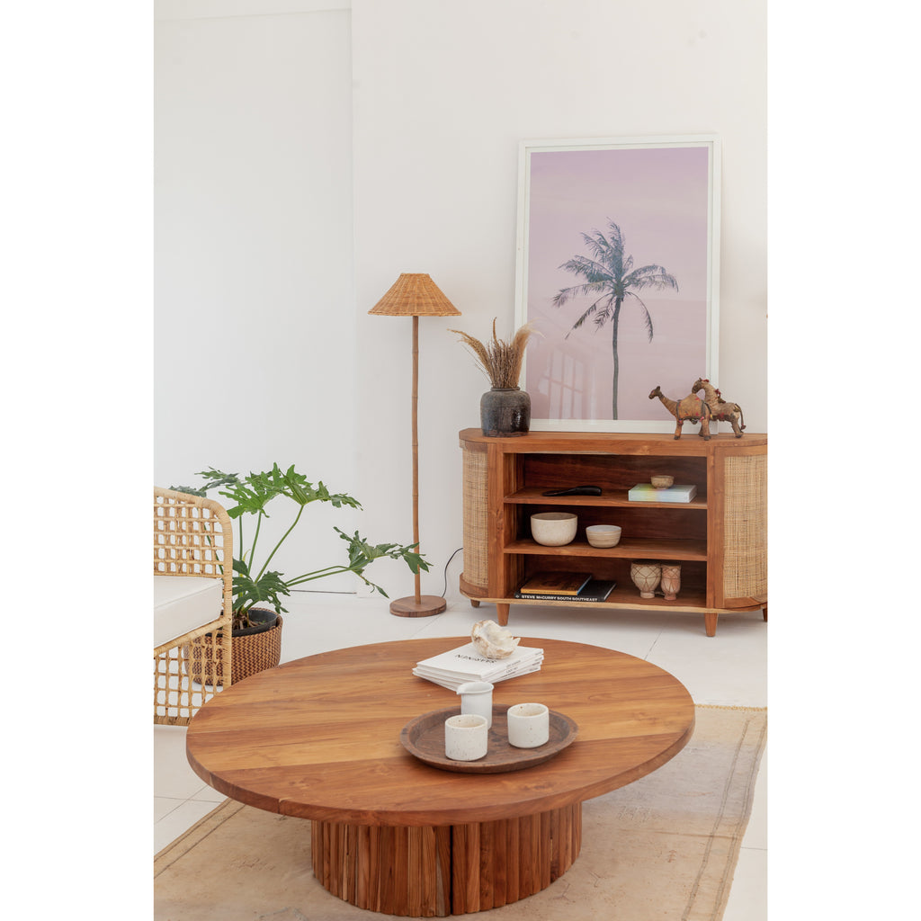MAYA COFFEE TABLE TEAK 120cm
