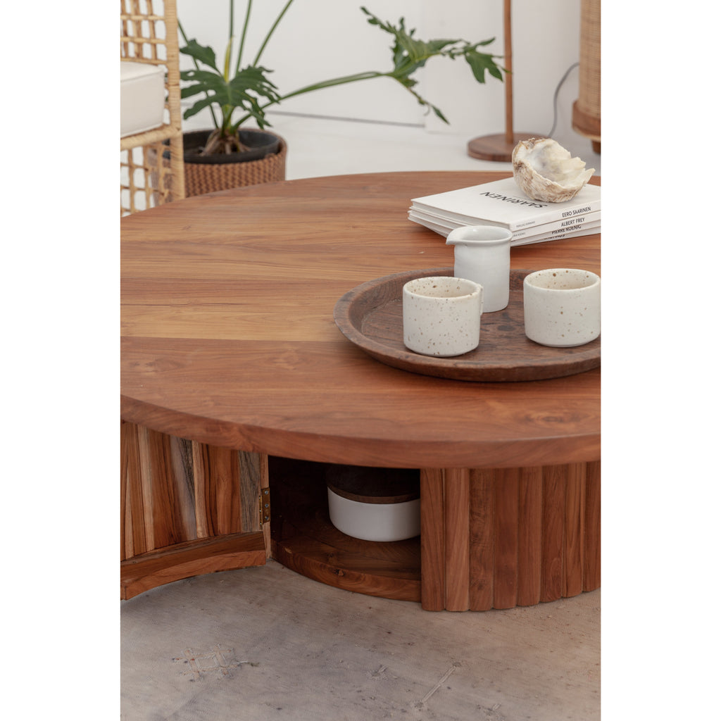 MAYA COFFEE TABLE TEAK 120cm