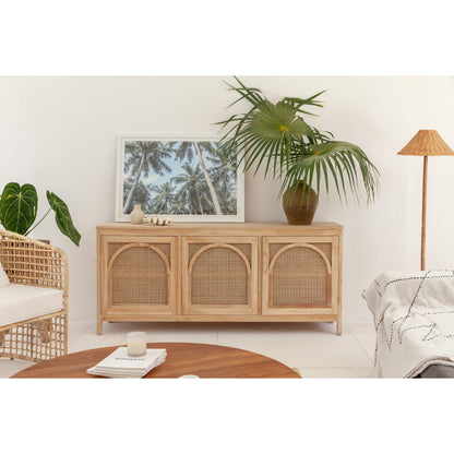 Arches Cabinet - 3 Door - Timber