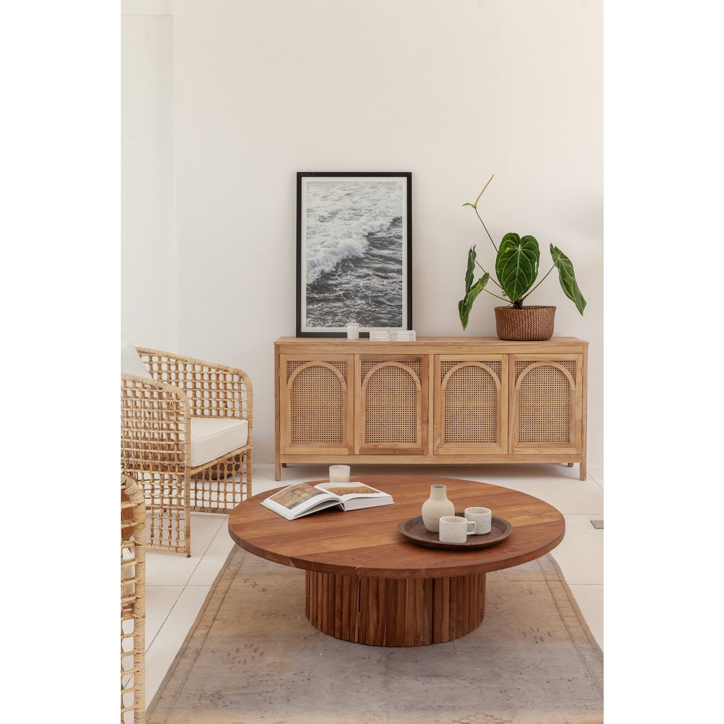 Arches Cabinet - 4 Door - Timber