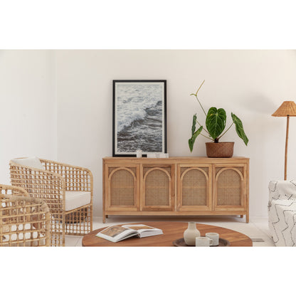 Arches Cabinet - 4 Door - Timber