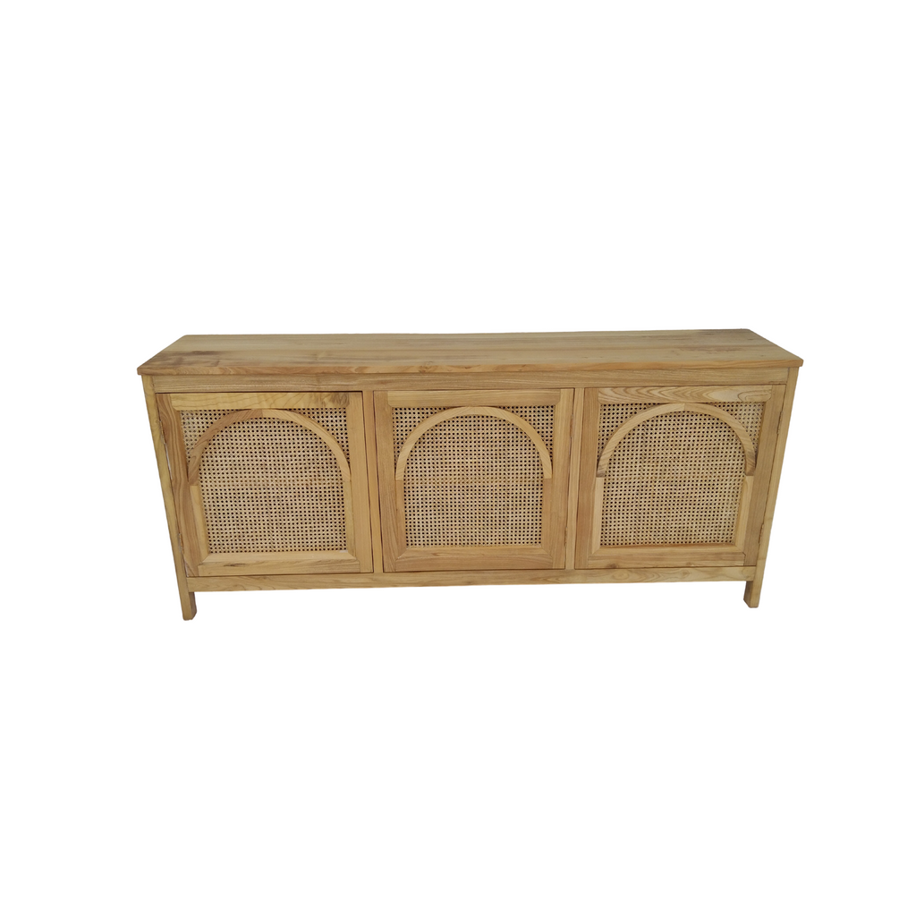 Arches Cabinet - 3 Door - Timber