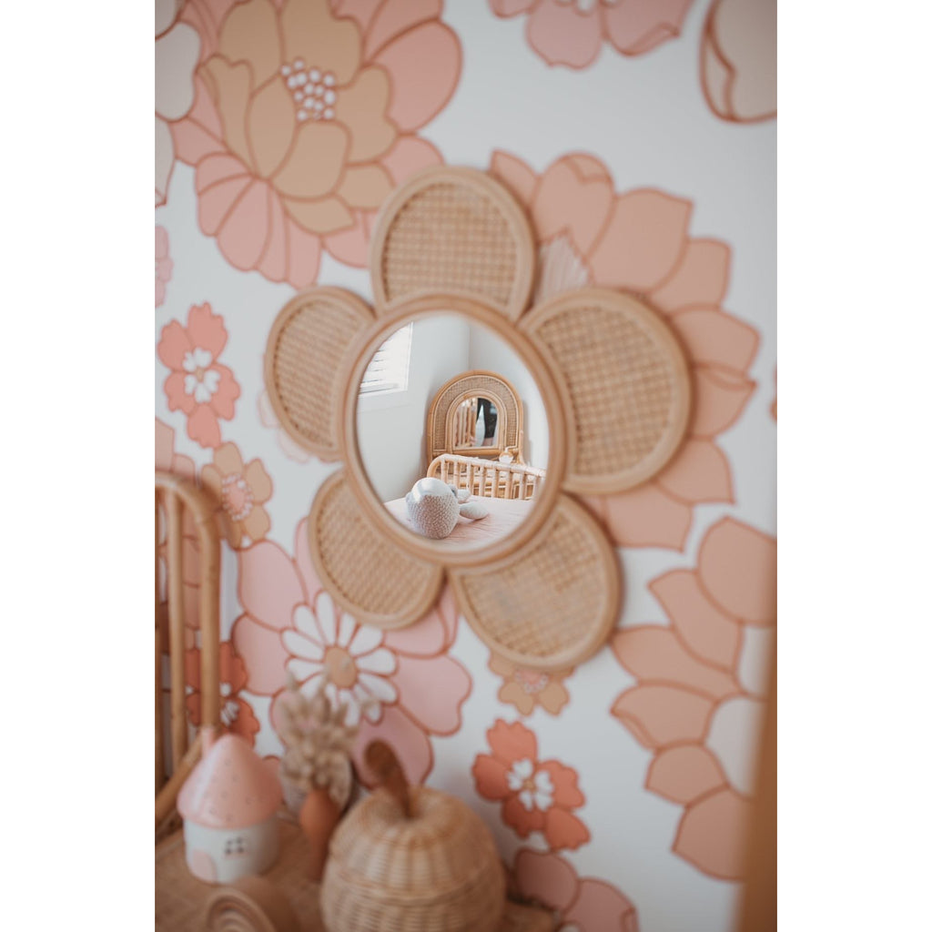 Flower Mirror  - WHITE ONLY IN STOCK
