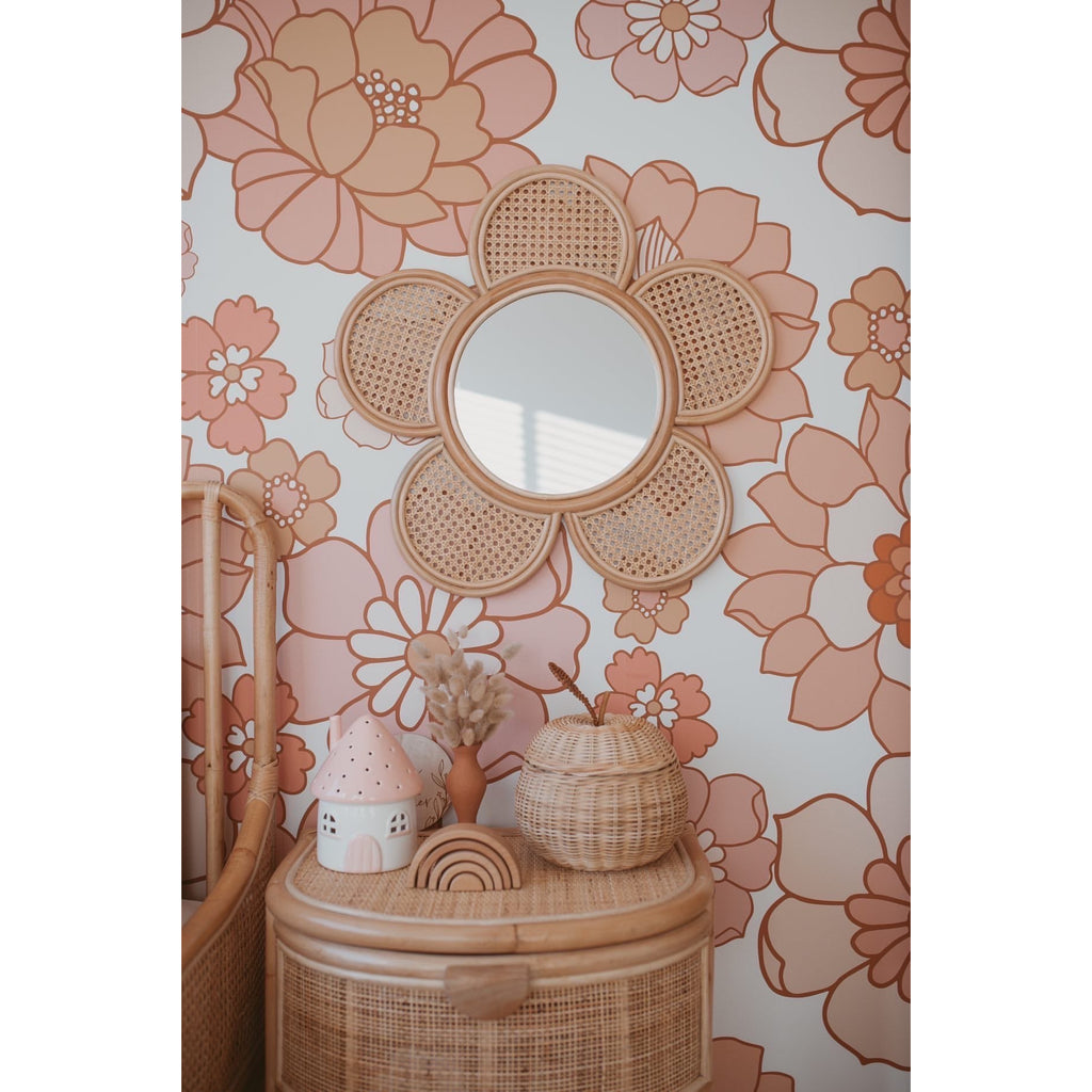Flower Mirror  - WHITE ONLY IN STOCK